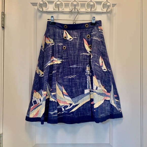 Anthropologie Dresses & Skirts - Anthropologie Odille Sailboat Skirt